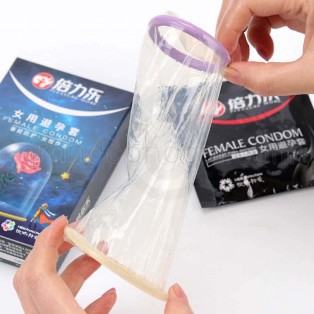 ถุงยางผู้หญิง Beilile Female Condom 1 กล่อง (2ชิ้น)