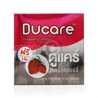Ducare Strawberry (ถุงยางอนามัยดูแคร์ สตรอเบอร์รี่)