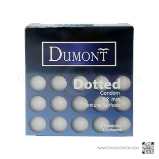 Dumont Dotted (ถุงยางอนามัยดูมองต์ ด็อทท์ 52 มม. 1 กล่อง)  
