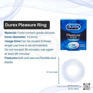 ห่วงชะลอหลั่ง Durex Pleasure Ring 1 ชิ้น