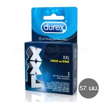 Durex XXL (ถุงยางอนามัย ดูเร็กซ์ 57 มม.)