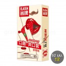 ถุงยางลิ้น Elasun Oral Sex Condom Strawberry (1 กล่อง 10 ชิ้น)