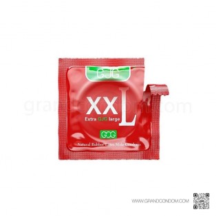 GJG XXL 65 mm. ถุงยาง GJG เอ็กซ์เอ็กซ์แอล 65 มม. (1 กล่อง 10 ชิ้น)
