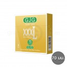 ถุงยางไซส์ 70 ถุงยาง GJG XXXL 70 mm. (1 กล่อง 3 ชิ้น)