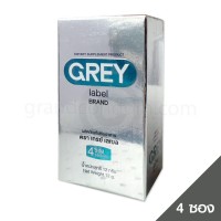อาหารเสริมผู้ชาย Grey Label (เกรย์ เลเบล) 1 กล่องบรรจุ 4 ซอง