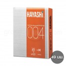 Hayashi 004 (ถุงยางอนามัย ฮายาชิ 004 ถุงยาง 49 แบบบาง)
