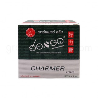 Charmer Cream ฮอร์แรด 1 กล่อง (ฌาร์มเมอร์ครีม ครีมชะลอการหลั่ง 1 กรัม 20 ชิ้น) 