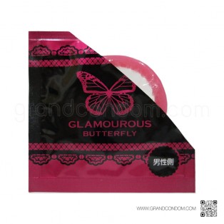 JEX Glamourous Butterfly Hot Type (ถุงยางแบบอุ่น) 1 ชิ้น