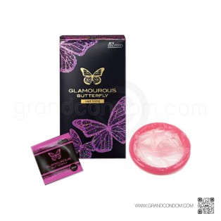 JEX Glamourous Butterfly Hot Type (ถุงยางแบบอุ่น) 1 ชิ้น
