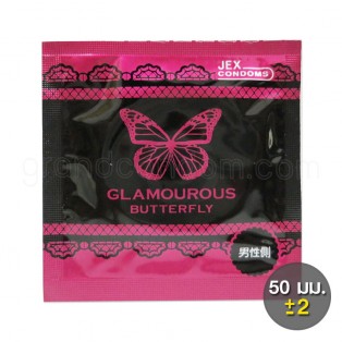 JEX Glamourous Butterfly Hot Type (ถุงยางแบบอุ่น) 1 ชิ้น