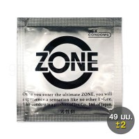 JEX Zone Size 49 mm. ถุงยางบาง 002 (1 ชิ้น)