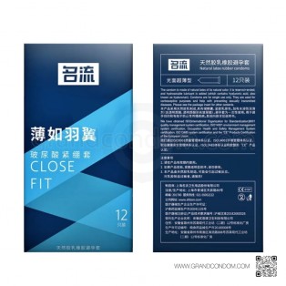 ถุงยางไซส์เล็ก  Ming Liu Close Fit (1 กล่อง 12 ชิ้น)