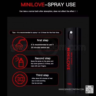 Minilove Delay Spray สเปรย์ทน สเปรย์สมุนไพรแท้ 10 ml.