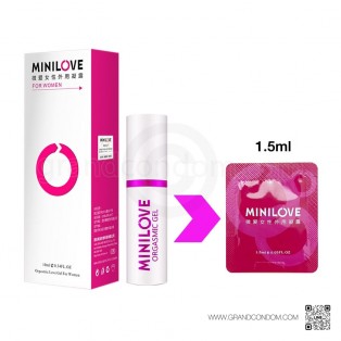 MINILOVE Gel 1.5 ml (เจลกระตุ้นอารมณ์ผู้หญิง แบบซองพกพา)