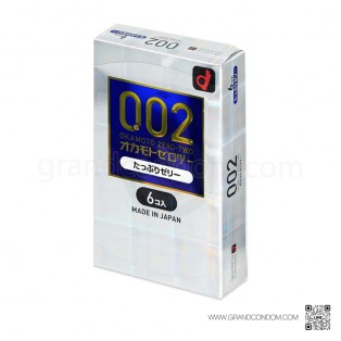 โอกาโมโต 0.02 ขนาด 52 มม. ถุงยางเหมือนไม่ใส่ เพิ่มเจล 1 ชิ้น