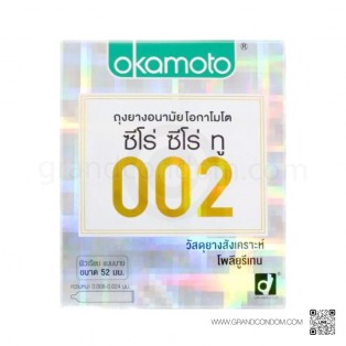 ถุงยางแบบบาง Okamoto 002 แพ็ค 6 กล่อง (12 ชิ้น)