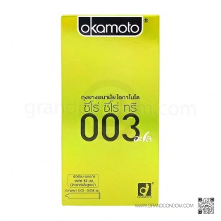 Okamoto 0.03 aloe (ถุงยางแบบบาง กล่องใหญ่ 10 ชิ้น)