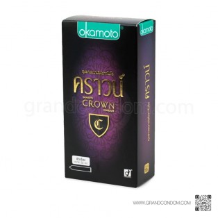 Okamoto Crown กล่องใหญ่ 10 ชิ้น (แพ็ค 6 กล่อง)