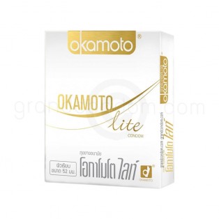 ถุงยางบางพิเศษ โอกาโมโต้ ไลท์ (Okamoto Lite) แพ็ค 6 กล่อง (12 ชิ้น)