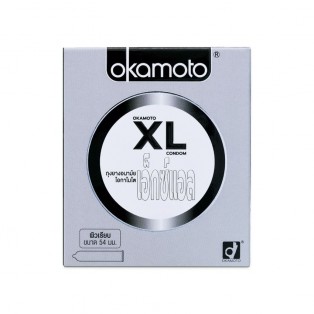 ถุงยาง 54 มม. Okamoto XL (ถุงยางอนามัยโอกาโมโต เอ็กซ์ แอล) แพ็ค 6 กล่อง (12 ชิ้น)
