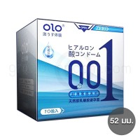 olo condom 001 สูตรผิวเรียบลื่น 1 กล่อง (10 ชิ้น)