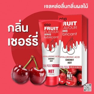 olo Fruit Flavour Series Lubricant - Cherry Hot 120 ml. เจลหล่อลื่นกลิ่นเชอร์รี่