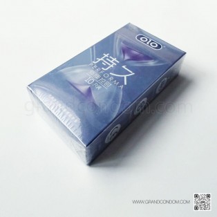 ถุงยางแบบปุ่ม olo Performa Dotted ถุงยางหลั่งช้า 1 กล่อง (10 ชิ้น)