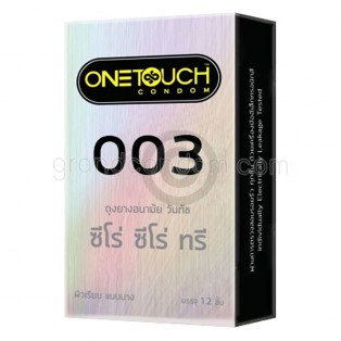One Touch 003 (ถุงยางอนามัยวันทัช 003 กล่องใหญ่ 12 ชิ้น)
