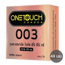One Touch 49 mm. รุ่น 003 (ถุงยางอนามัยวันทัช 49 มม. ถุงยาง 003)
