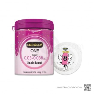 One Touch ONE Sweet Romance (ถุงยางอนามัยวันทัช วัน สวีท โรแมนซ์ 12 ชิ้น)