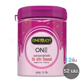 One Touch ONE Sweet Romance (ถุงยางอนามัยวันทัช วัน สวีท โรแมนซ์ 12 ชิ้น)
