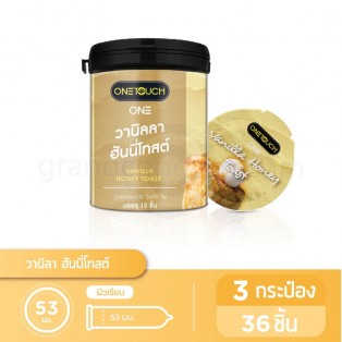 One Touch ONE Vanilla Honey Toast (วันทัช 53 มม. 12 ชิ้น)