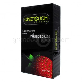 One Touch Strawberry (ถุงยางอนามัยวันทัช สตรอเบอรี่ กล่องใหญ่ 12 ชิ้น)
