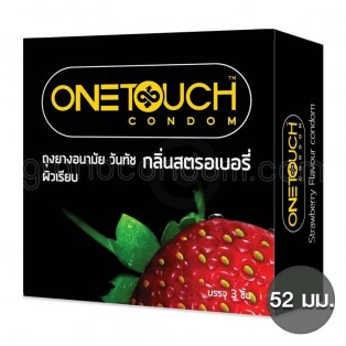 One Touch Strawberry (ถุงยางอนามัยวันทัช สตรอเบอรี่)