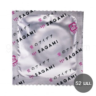 Sagami 009 Natural (ถุงยางอนามัยผิวเรียบ ขนาด 52 มม.)