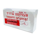 Sagami Original 0.02 ขนาด 52 มม. กล่องใหญ่ 6 ชิ้น