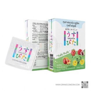 Usu-Pita Tutti Frutti (ถุงยางอนามัยอุสุปิตะ ทุตตี้ ฟรุตตี้) 4 ชิ้น