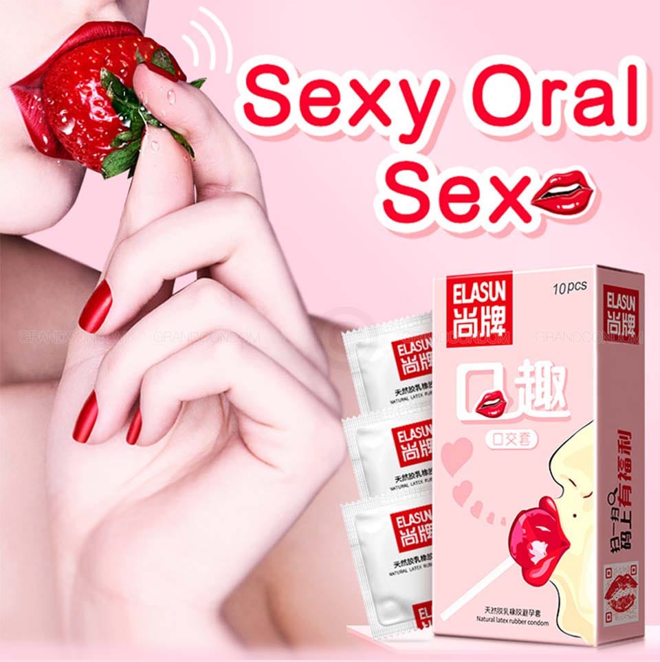 ถุงยางลิ้น Elasun Oral Sex Condom Original (1 กล่อง 10 ชิ้น)