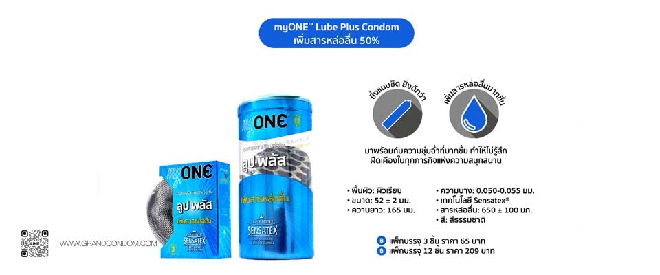 ถุงยางอนามัย มายวัน ลูปพลัส