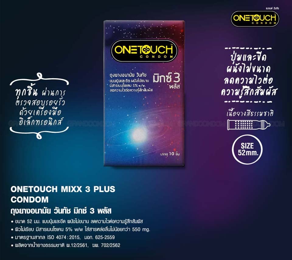 ถุงยางแก้ปัญหาหลั่งเร็ว
