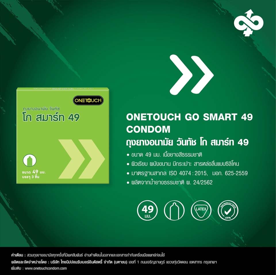 ถุงยางยกโหล49มม